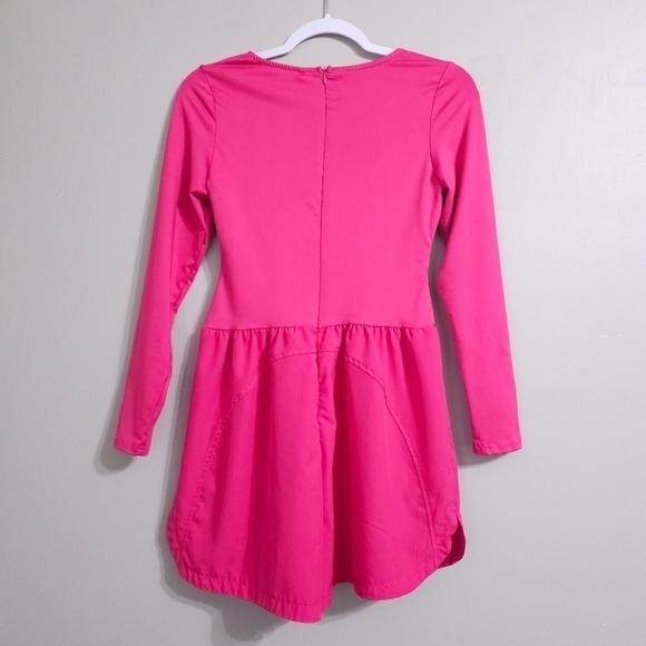 Boutique Athletic Long Sleeved Romper - Magenta Pink size small - Picture 4 of 7
